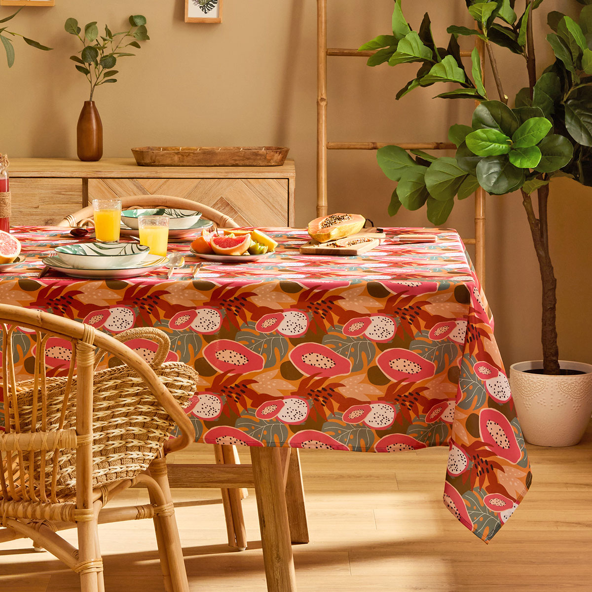 Αλέκιαστο Τραπεζομάντηλο (140x240) A-S Tropical Multicolor 163930D4