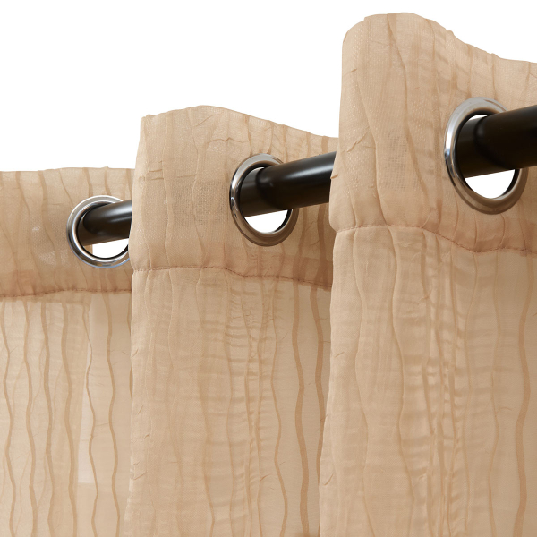 Κουρτίνα (140x240) Με Τρουκς A-S Mila Beige 215316B