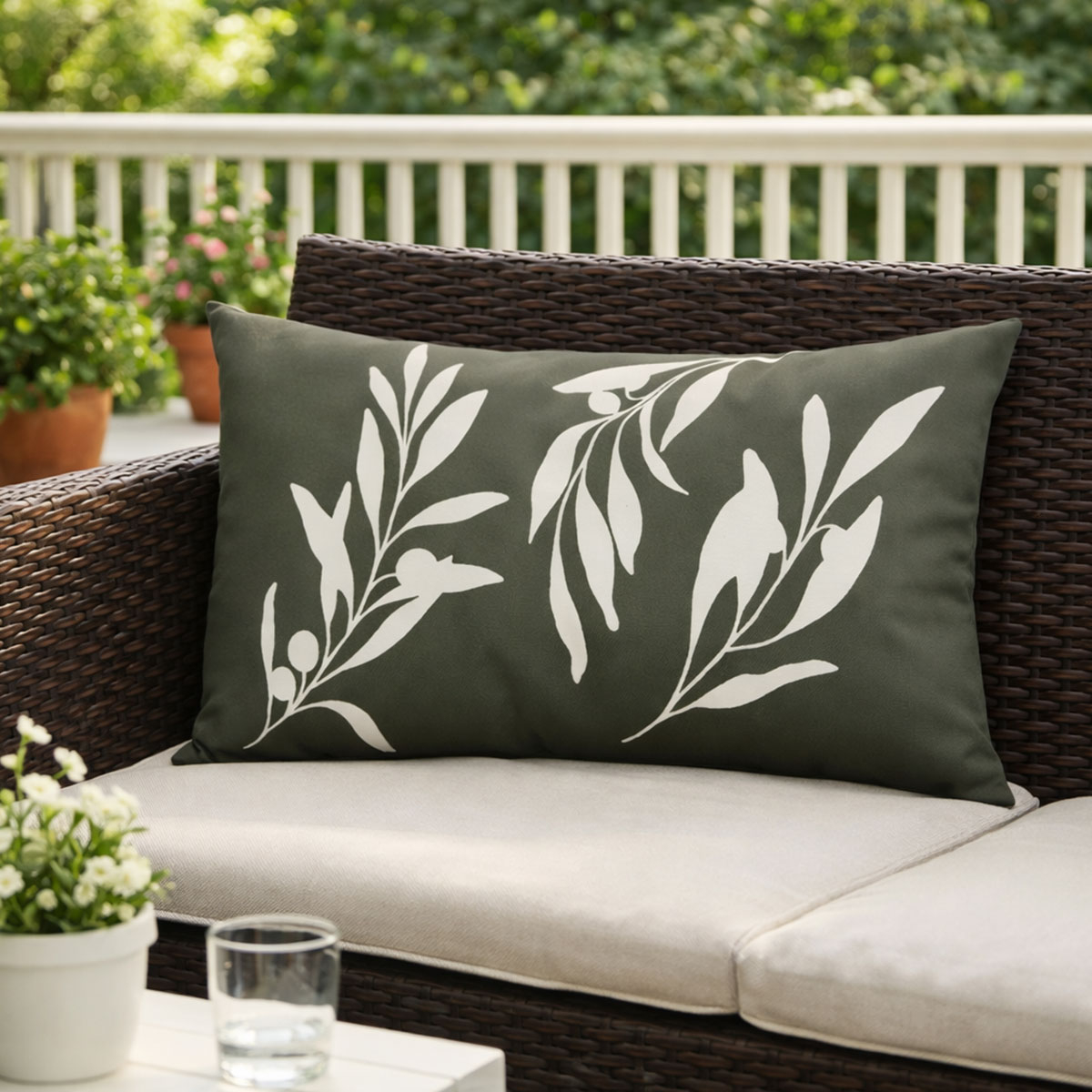 Αδιάβροχη Διακοσμητική Μαξιλαροθήκη (30x50) A-S Tileo Khaki 215343B