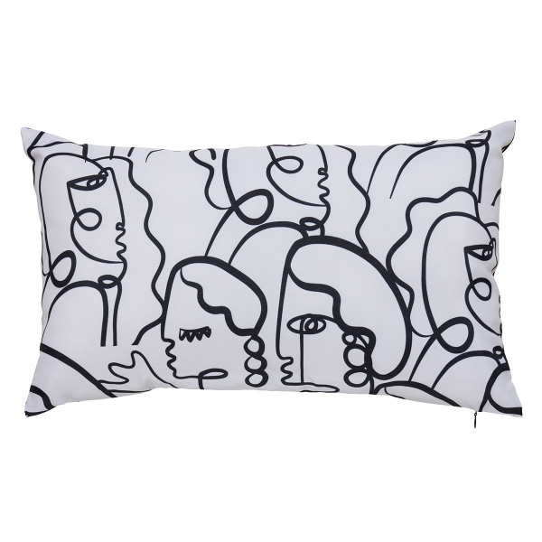 Αδιάβροχη Διακοσμητική Μαξιλαροθήκη (30x50) A-S Nolan White 215343D
