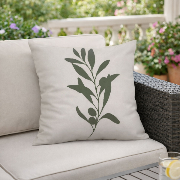 Αδιάβροχη Διακοσμητική Μαξιλαροθήκη (40x40) A-S Tileo White 215344B