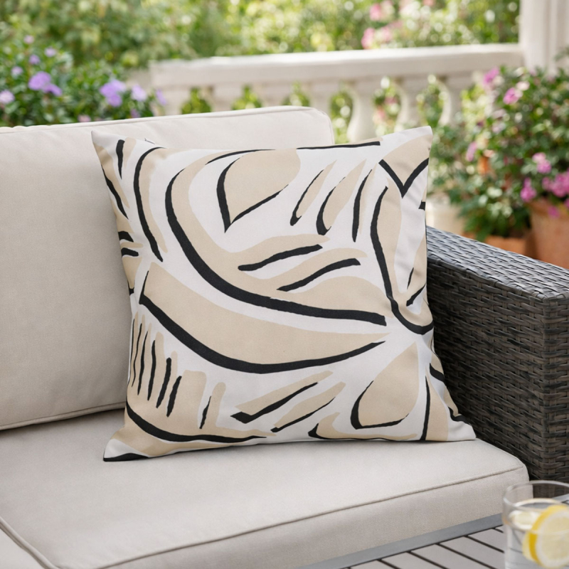 Αδιάβροχη Διακοσμητική Μαξιλαροθήκη (40x40) A-S Tileo Beige 215344C