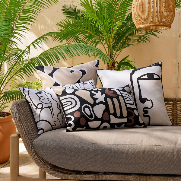 Αδιάβροχη Διακοσμητική Μαξιλαροθήκη (40x40) A-S Nolan White 215344E