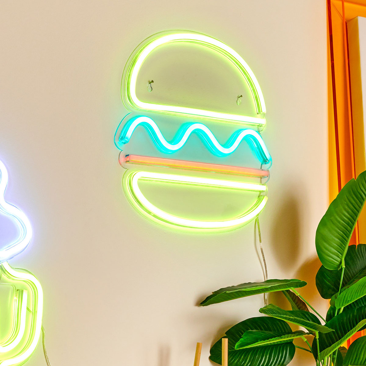 Διακοσμητικό Φωτιστικό Τοίχου LED Με USB A-S Burger 213771