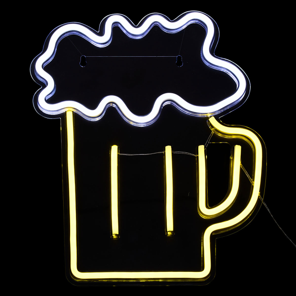 Διακοσμητικό Φωτιστικό Τοίχου LED Με USB A-S Beer 213773