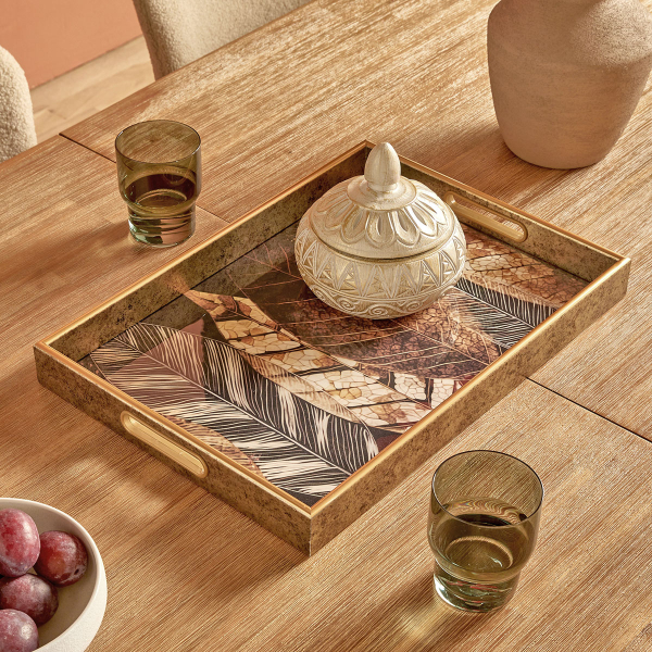 Δίσκος Διακόσμησης (44.7x31.6x4.5) A-S Calvi Leaf 215233D