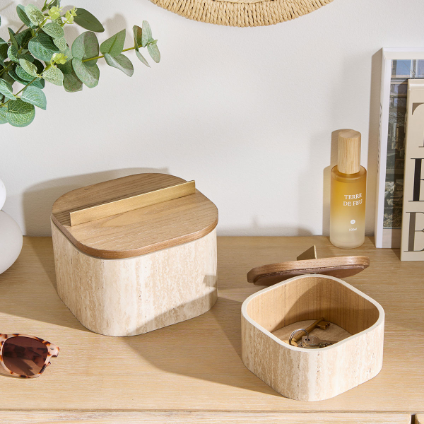 Κουτιά Αποθήκευσης (Σετ 2τμχ) A-S Travi 215242