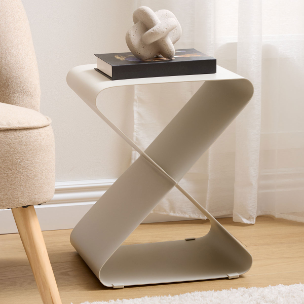 Βοηθητικό Τραπεζάκι (35.5x30x45.5) A-S Elder Beige 213092A