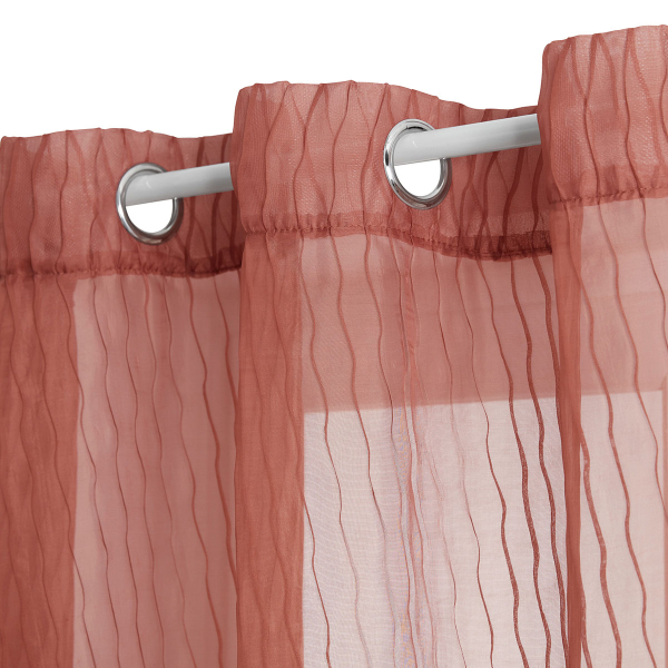 Κουρτίνα (140x240) Με Τρουκς A-S Mila Terracotta 215316F