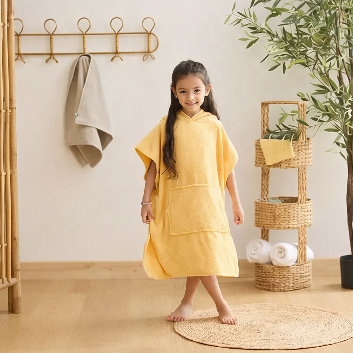 Παιδικό Πόντσο (55x70) A-S Sea Yellow 214434B