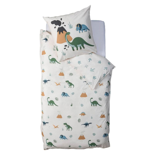 Παπλωματοθήκη Μονή (Σετ 140x200) 2 Όψεων A-S Dinosaures 195825