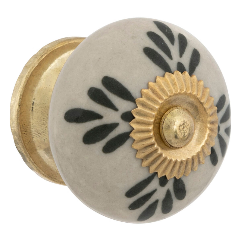 Πόμολα (Σετ 2τμχ) A-S Dayana Ceramic 195128