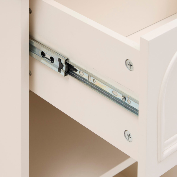 Κομοδίνο Με Συρτάρι & Ράφια (45x30x67) A-S Mohea Ivory 197855