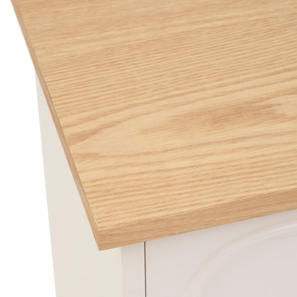 Κομοδίνο Με Συρτάρι & Ράφια (45x30x67) A-S Mohea Ivory 197855