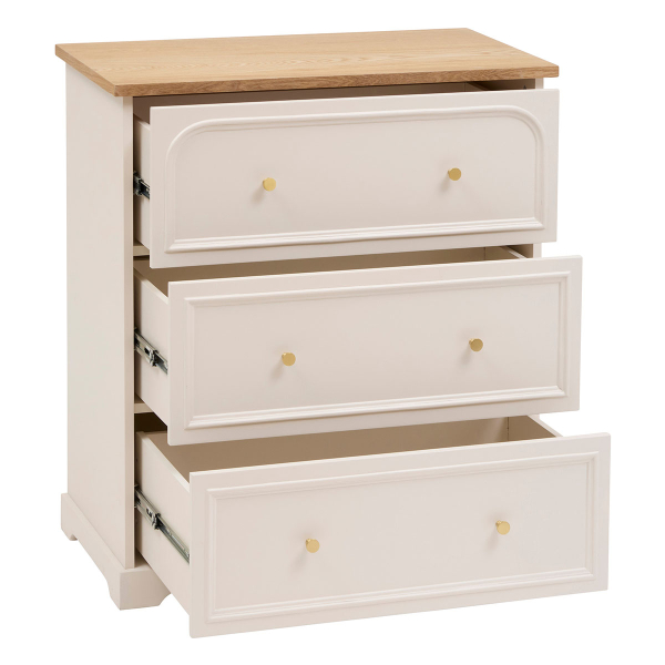 Συρταριέρα 3 Θέσεων (72x39x81) A-S Mohea Ivory 197856