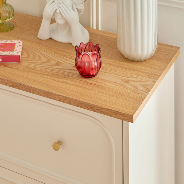 Συρταριέρα 3 Θέσεων (72x39x81) A-S Mohea Ivory 197856