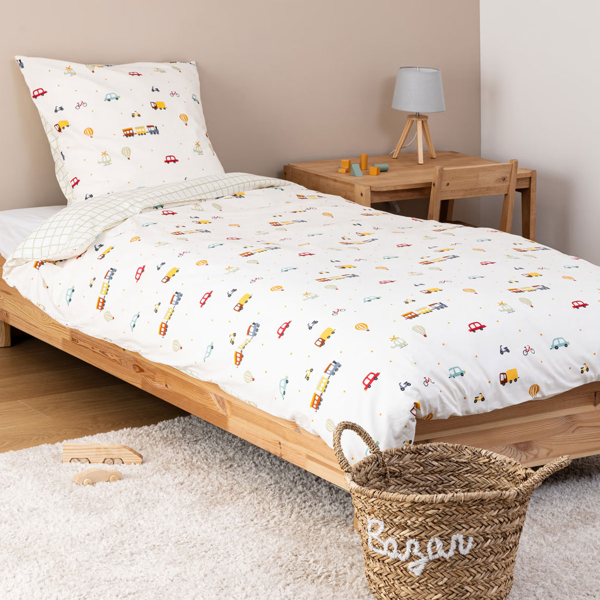 Παπλωματοθήκη Μονή (Σετ 140x200) 2 Όψεων A-S Cars 203700C