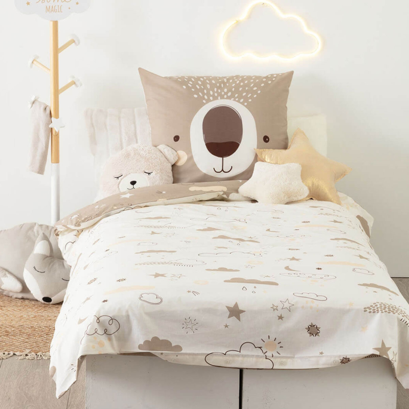 Παπλωματοθήκη Μονή (Σετ 140x200) 2 Όψεων A-S Bear 174018F