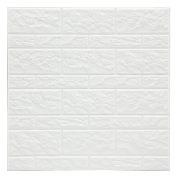 Αυτοκόλλητα 3D Πάνελ Τοίχου Πλαστικά (Σετ 2τμχ) A-S Tile 150405D