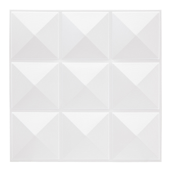 Αυτοκόλλητα 3D Πάνελ Τοίχου Πλαστικά (Σετ 6τμχ) A-S Tile 150407B