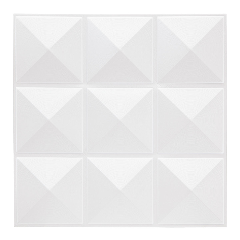 Αυτοκόλλητα 3D Πάνελ Τοίχου Πλαστικά (Σετ 6τμχ) A-S Tile 150407B