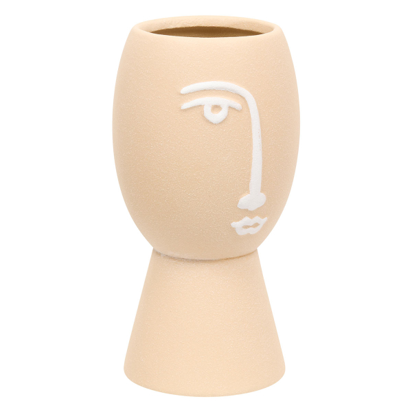 Διακοσμητικό Βάζο (Φ10.5x19.8) A-S Pam 214080 Beige