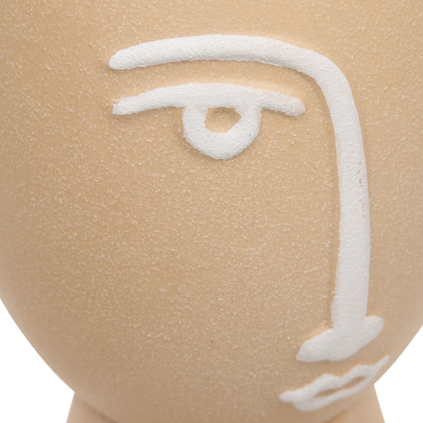 Διακοσμητικό Βάζο (Φ10.5x19.8) A-S Pam 214080 Beige