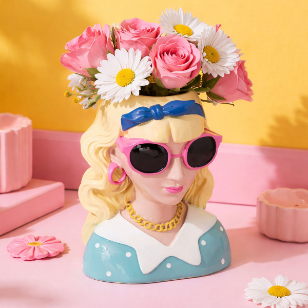 Διακοσμητικό Βάζο (17.5x13.4x22.5) A-S Della Pasta 214104 Blue