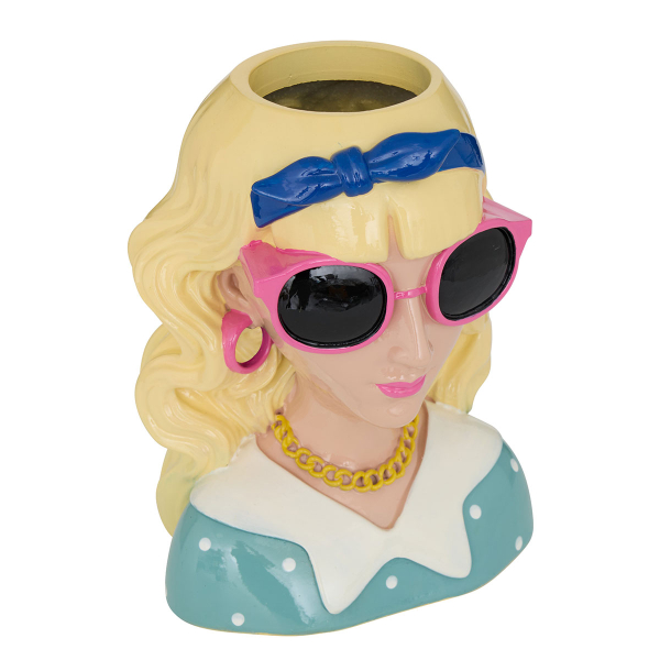 Διακοσμητικό Βάζο (17.5x13.4x22.5) A-S Della Pasta 214104 Blue