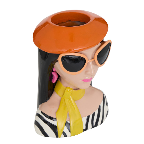 Διακοσμητικό Βάζο (17.5x13.4x22.5) A-S Della Pasta 214104 Orange