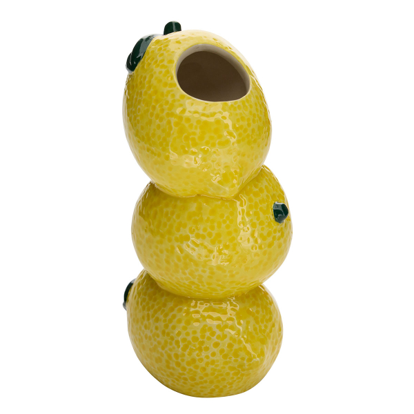 Διακοσμητικό Βάζο (10.5x8.5x19.8) A-S Fruity 214071 Yellow