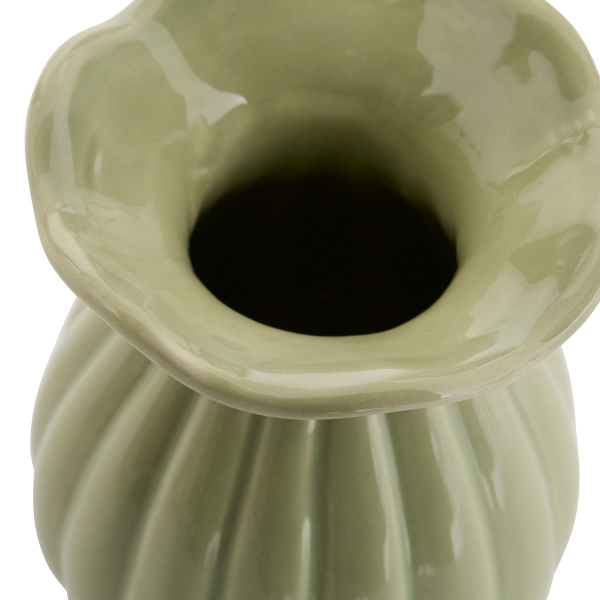 Διακοσμητικό Βάζο (Φ9x12.2) A-S Bud 214010 Green