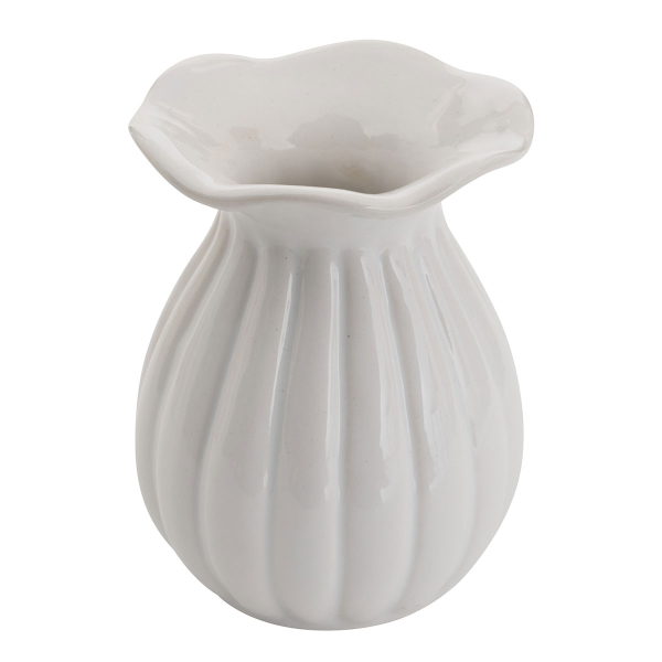 Διακοσμητικό Βάζο (Φ9x12.2) A-S Bud 214010 White