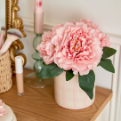 Τεχνητό Λουλούδι Σε Γλάστρα 21εκ. A-S Rose Flower 214017 Pink