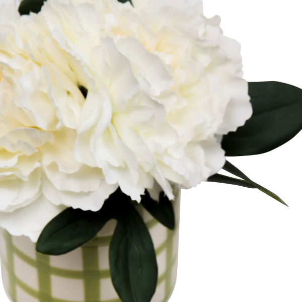 Τεχνητό Λουλούδι Σε Γλάστρα 21εκ. A-S Rose Flower 214017 Green