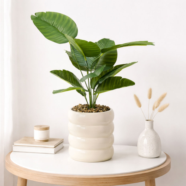 Τεχνητό Φυτό Σε Γλάστρα 45εκ. A-S Poolside 214008 White