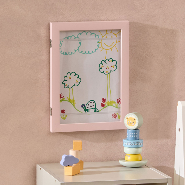 Παιδική Κορνίζα Για Ζωγραφιές (23.8x2.5x32.6) A-S Dessy 214419 Pink
