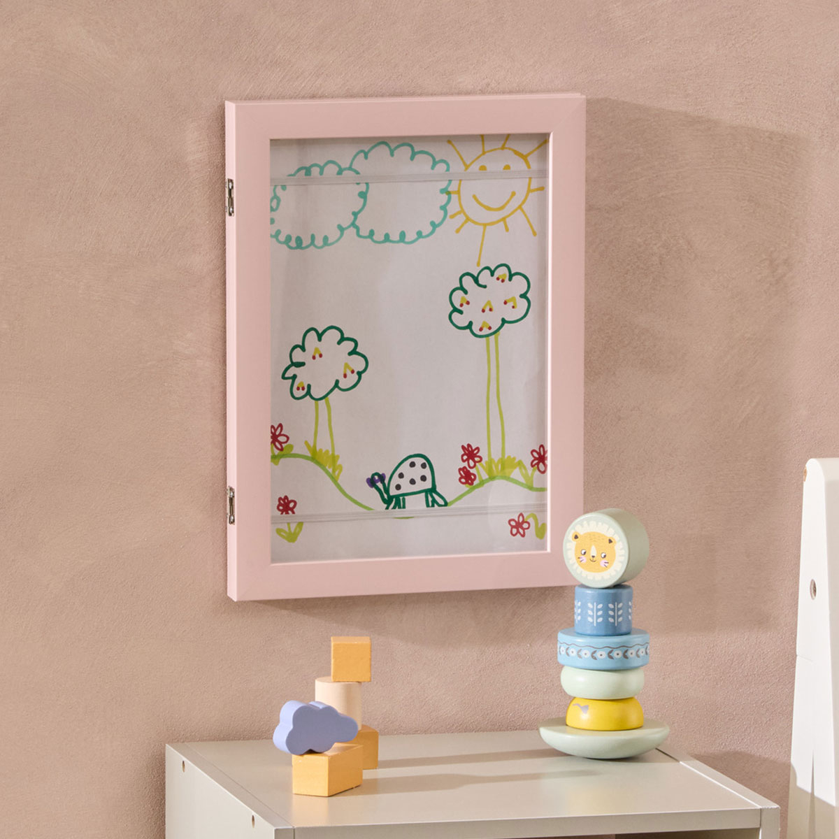 Παιδική Κορνίζα Για Ζωγραφιές (23.8x2.5x32.6) A-S Dessy 214419 Pink