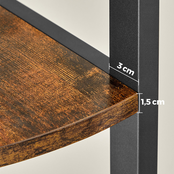 Γωνιακή Ραφιέρα Δαπέδου 5 Θέσεων (30x30x150) Vasagle LLS803KD01