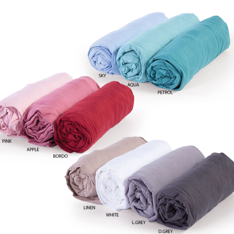 Σεντόνι Μακό Μονό Με Λάστιχο (100x200+30) Nef-Nef Homeware Jersey