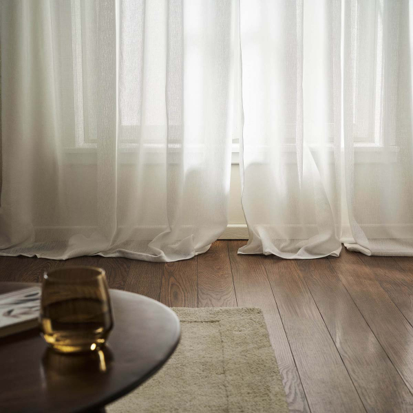 Κουρτίνα (140x280) Με Τρουκς Gofis Home Maisy White AW26 507/05