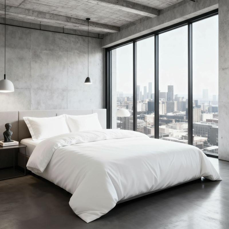 Ζεύγος Μαξιλαροθήκες Oxford (50x70) Makis Tselios City Pearl