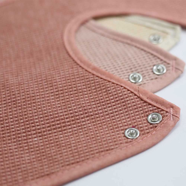 Σαλιάρες Πετσετέ 0-4 Μηνών (Σετ 6τμχ) Trois Kilos Sept Ροζ 55-8085417