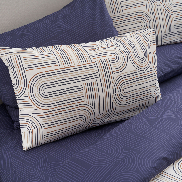 Παπλωματοθήκη Διπλή (Σετ 200x240) 2 Όψεων Vesta Lorena 1