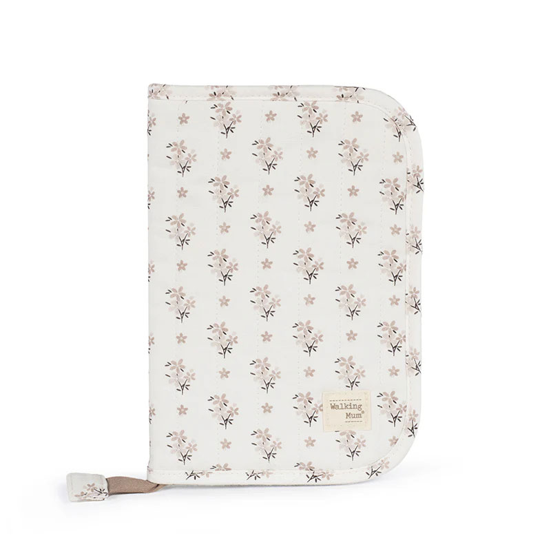 Θήκη Για Βιβλιάριο Υγείας Walking Mum Botton Flowers
