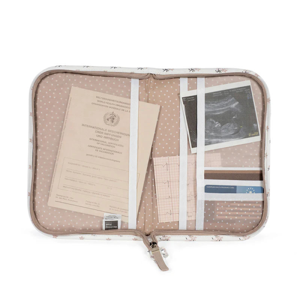 Θήκη Για Βιβλιάριο Υγείας Walking Mum Botton Flowers