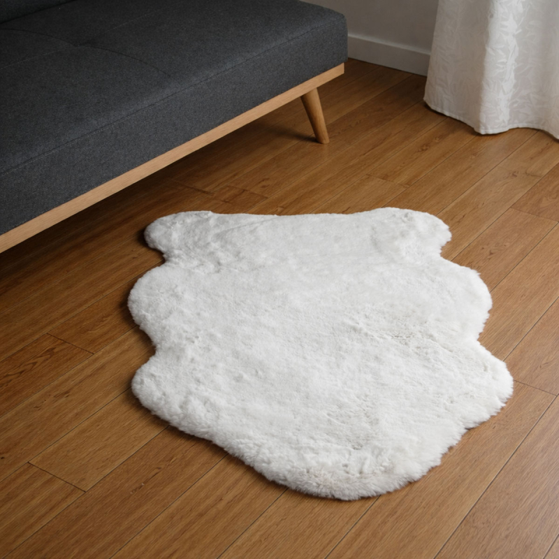 Πατάκι Γούνινο (60x90) Ravelia Fluffy Cream Animal Shape