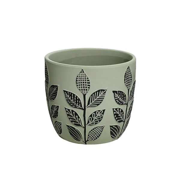 Κασπώ (Φ13.7x12.6) Marhome Λαδί/Μαύρο 06-20157