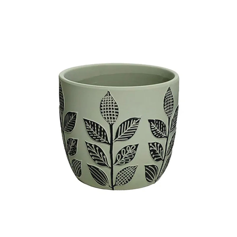 Κασπώ (Φ13.7x12.6) Marhome Λαδί/Μαύρο 06-20157