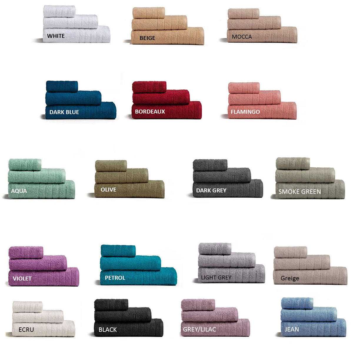 Πετσέτα Προσώπου (50×90) Melinen Fresca 500gsm